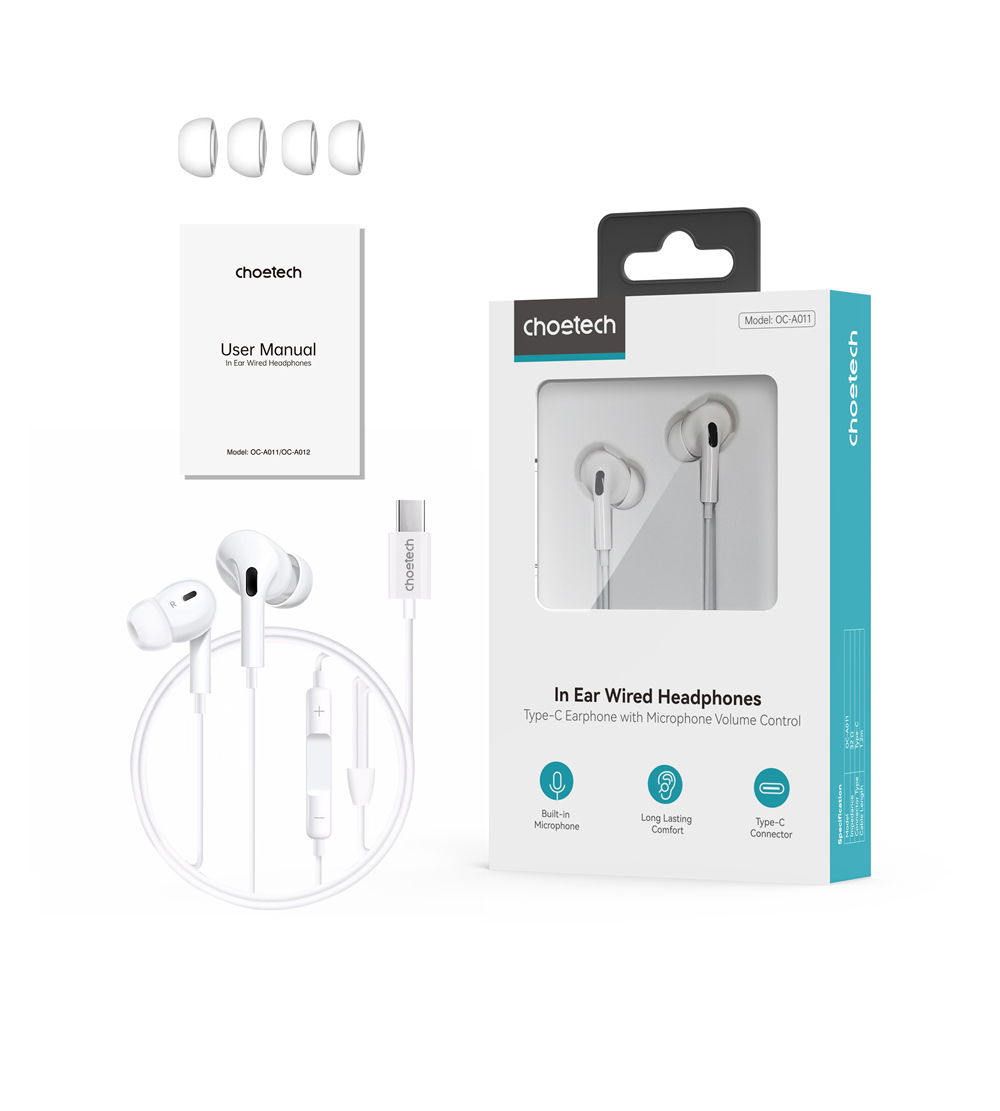 OC-A011 In Ear Wired Headphones Earbuds