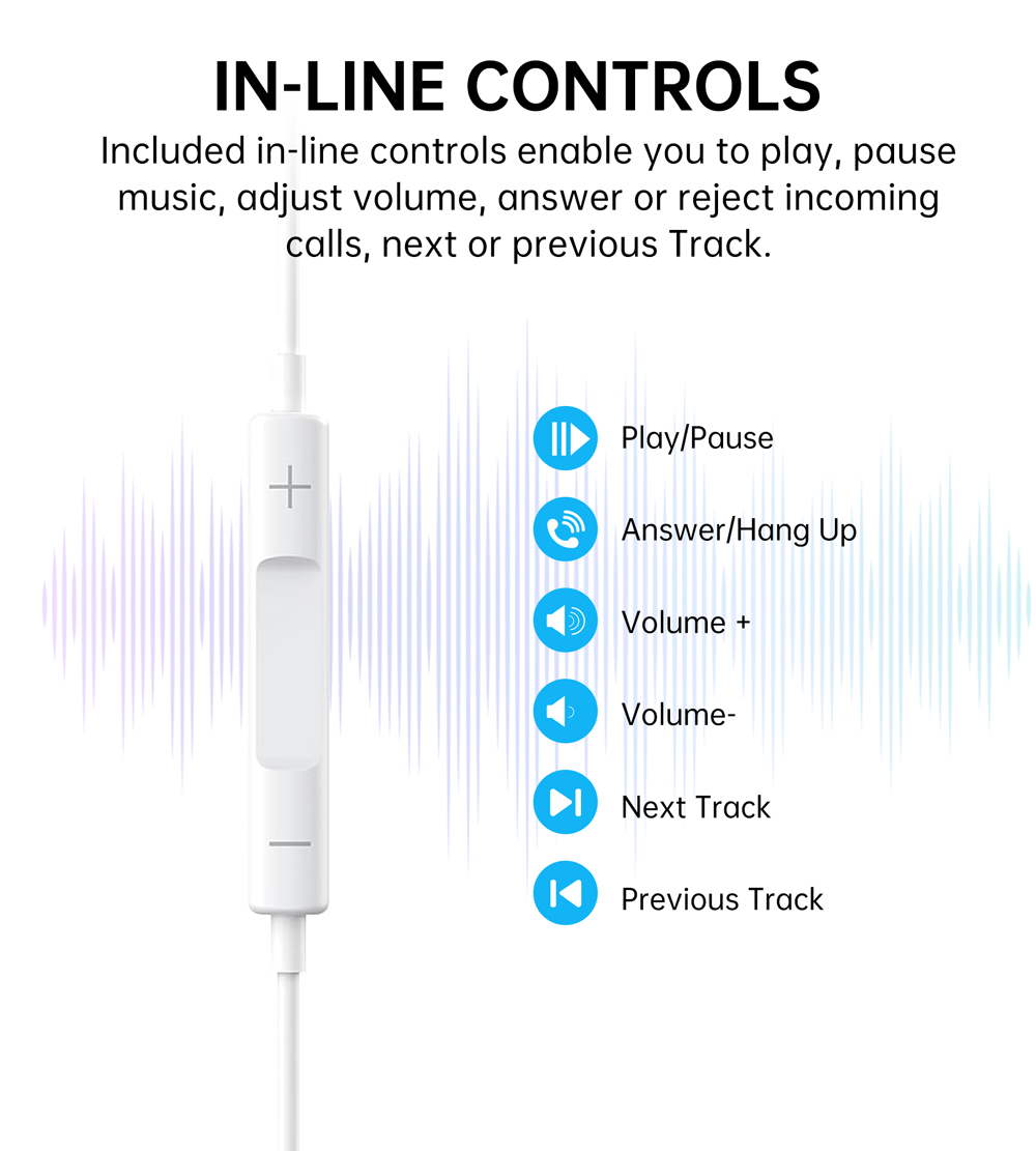 OC-A011 In Ear Wired Headphones Earbuds