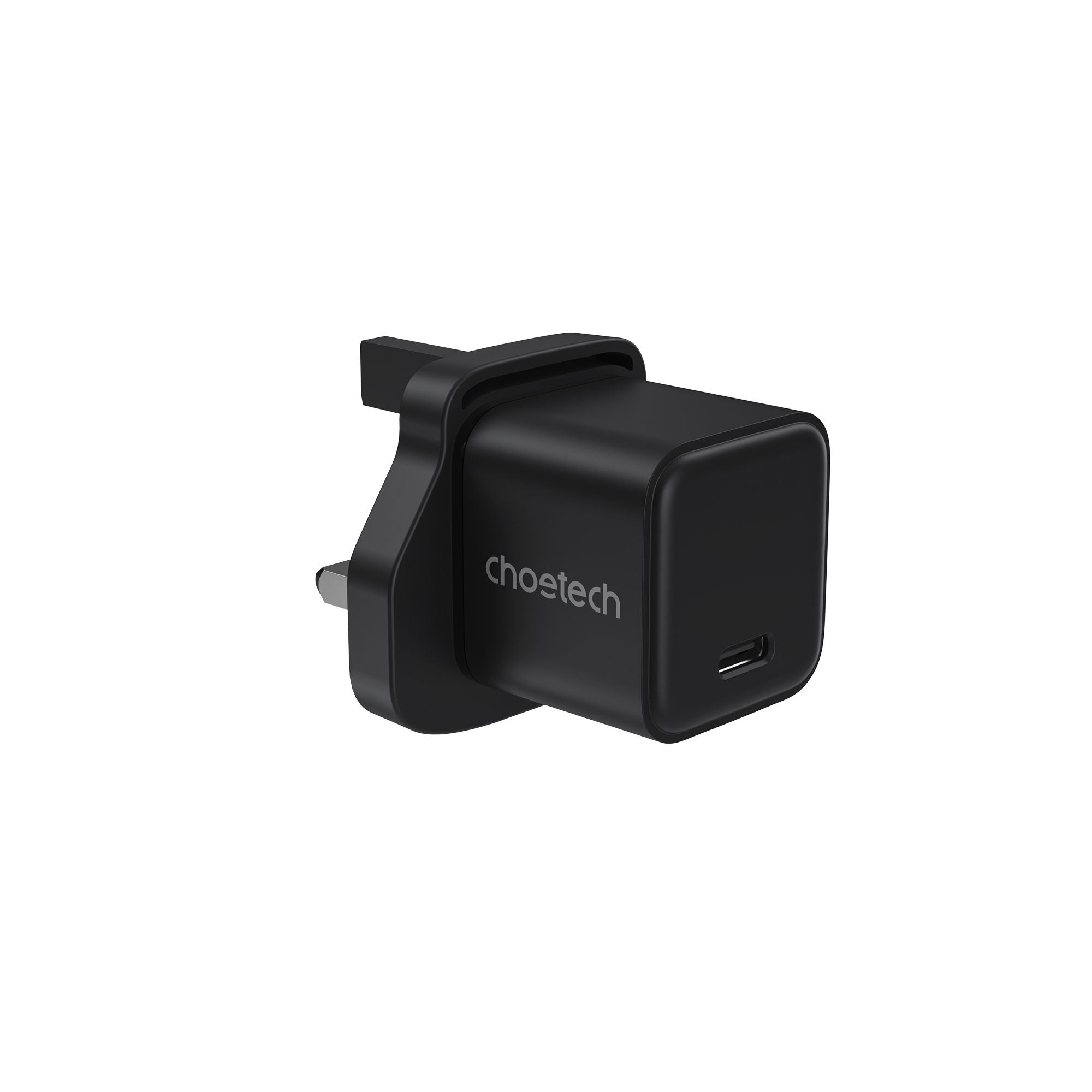 Choetech PD3007 NexGen Mini PD30W GAN USB-C UK Wall Charger Black