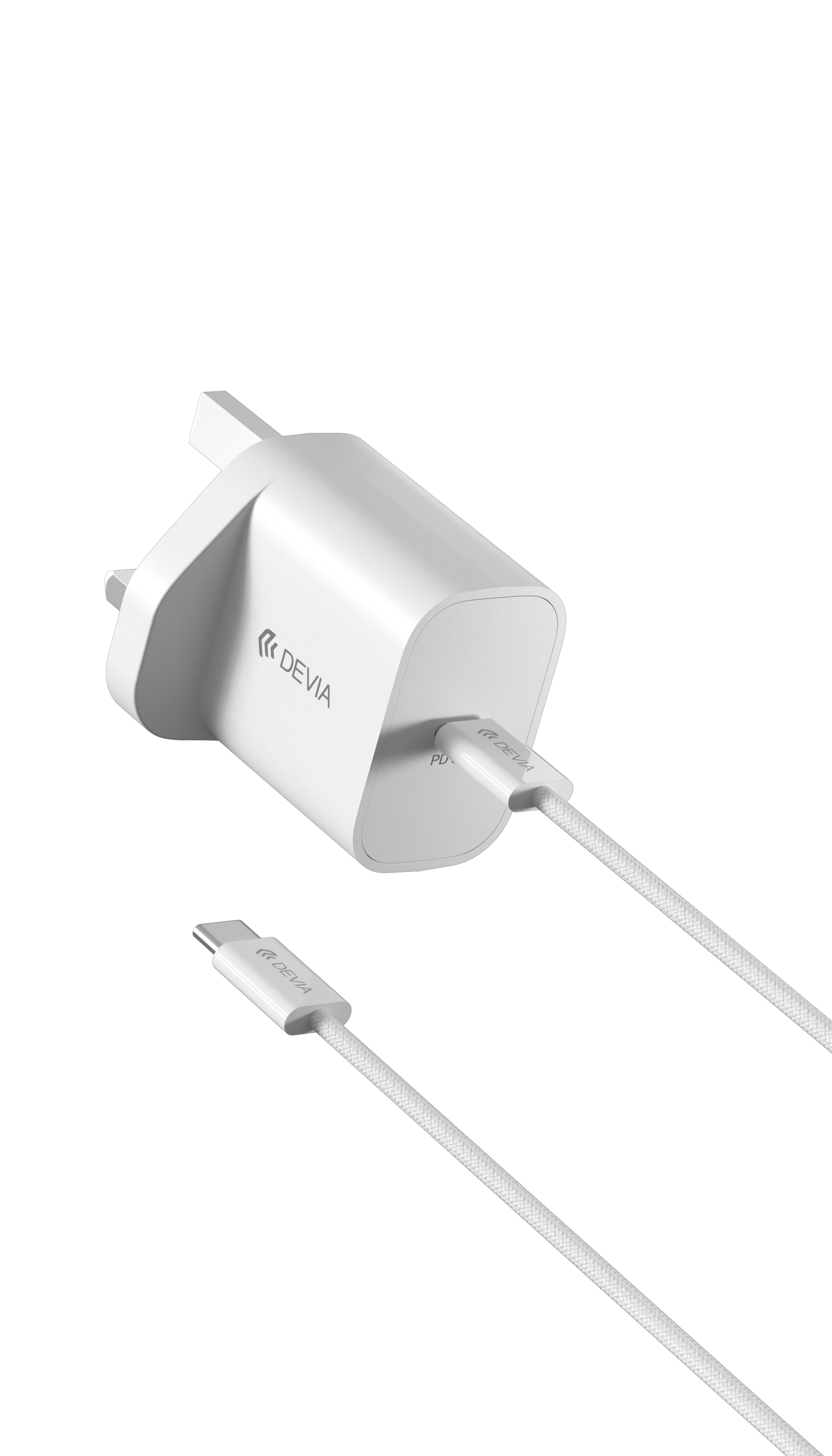 RCE-3005CL- Devia Smart Series PD 30W GaN Charger Set With USB-C Cable(UK)