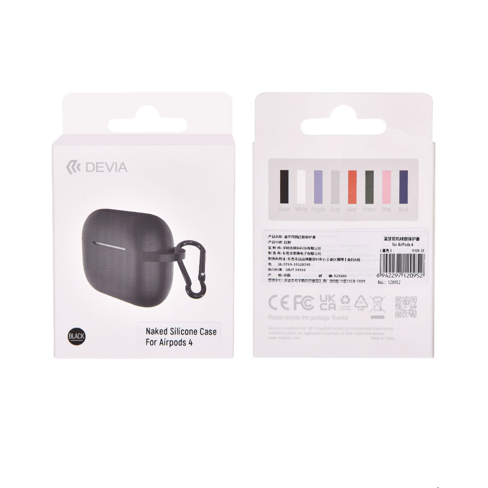 Devia Naked Silicone Case For Airpods 4