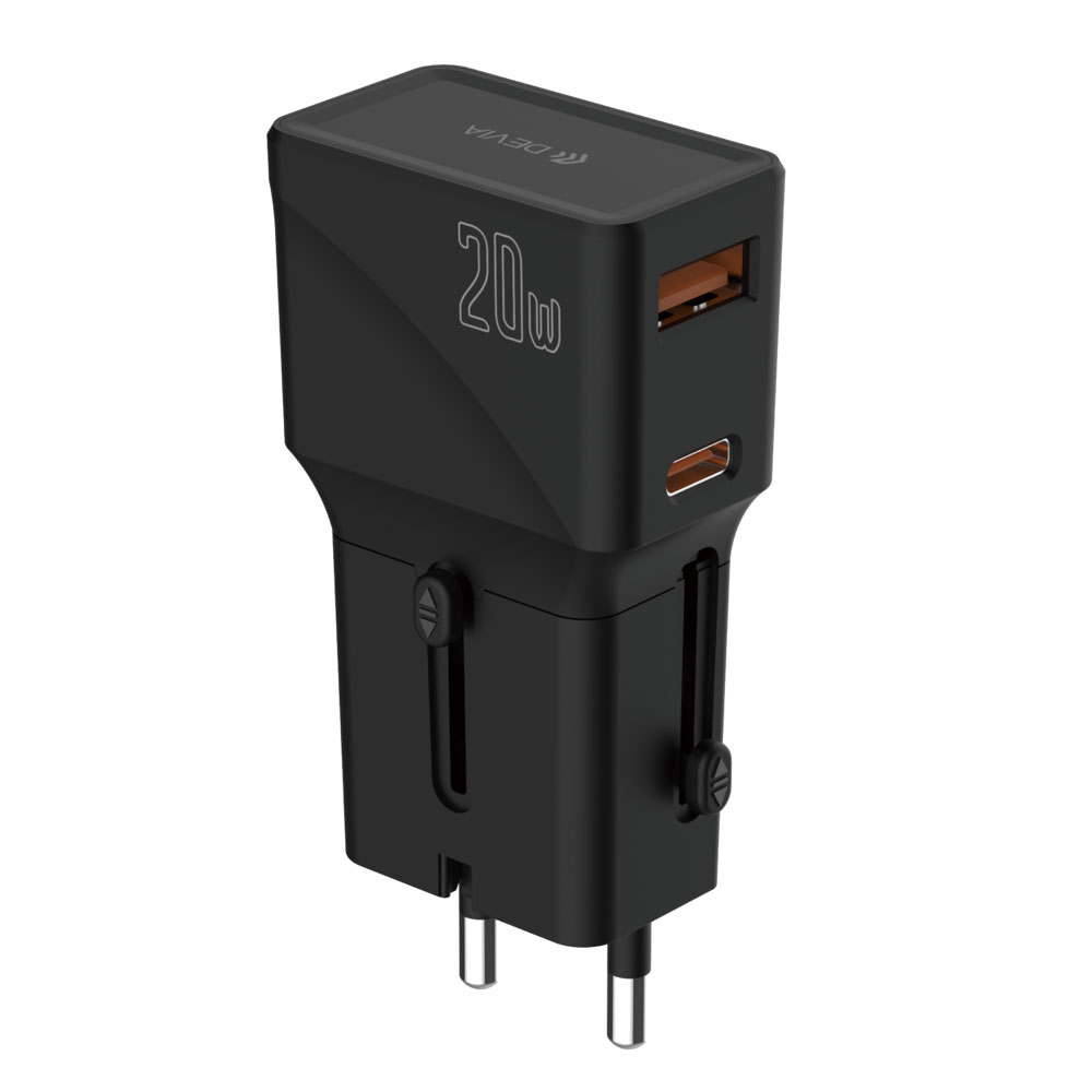 G520-Devia Global Multi-function 20W PD+QC MINI Charger