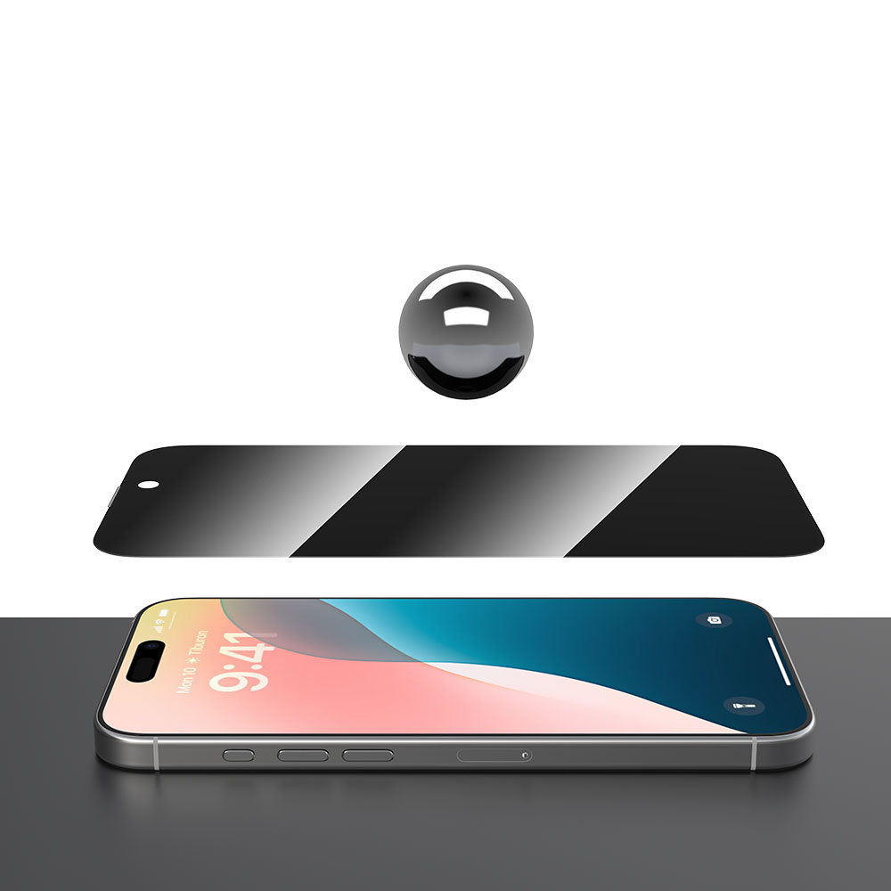 DEVIA iPhone16 Pro Max Star Series Full Screen Entire View Tempered Glass