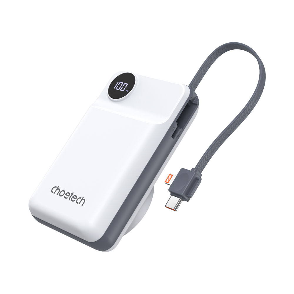 CHOETECH 20000mAh LED display power bank for Mobile and Apple watch