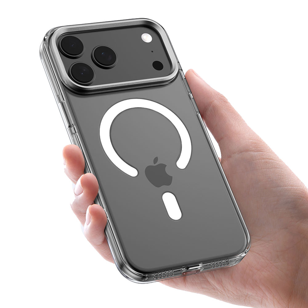 DEVIA iPhone17 Pro Max Crystal Series Magnetic Shockproof Case(Built-in Touch)
