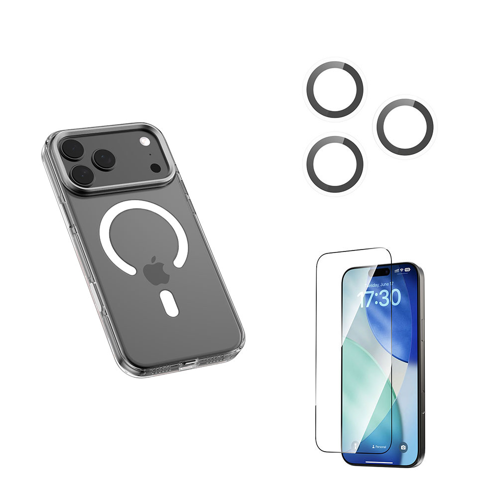 DEVIA iPhone17 Pro max - Star Series 3 in 1 New iPhone Protector PACK