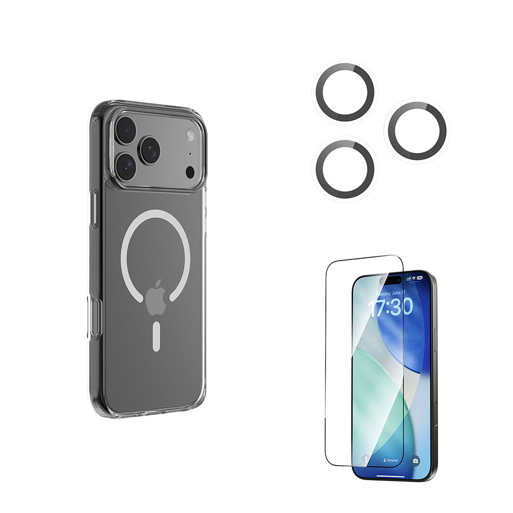 DEVIA iPhone17 Pro max - Star Series 3 in 1 New iPhone Protector PACK
