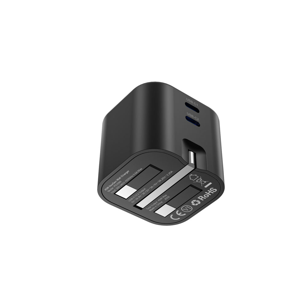 PD3066 PD45W 2-Port GaN Wall Charger PD3066 PD45W 2-Port GaN Wall Charger