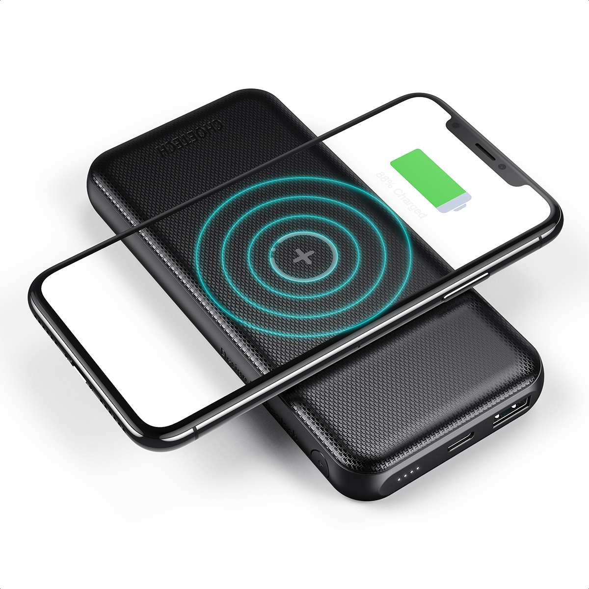 10000mAh Powerbank with PD10W Wireless Charger - B650