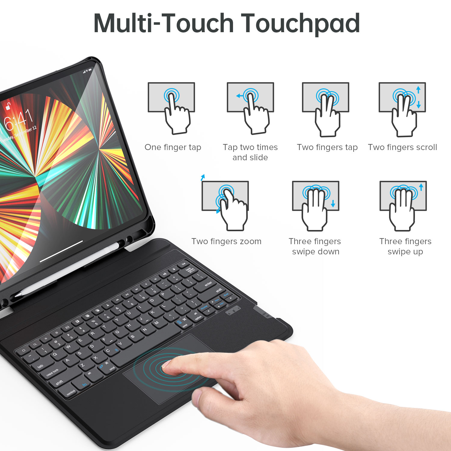 BH-015 - Wireless Keyboard for iPad Pro 12.9 inches