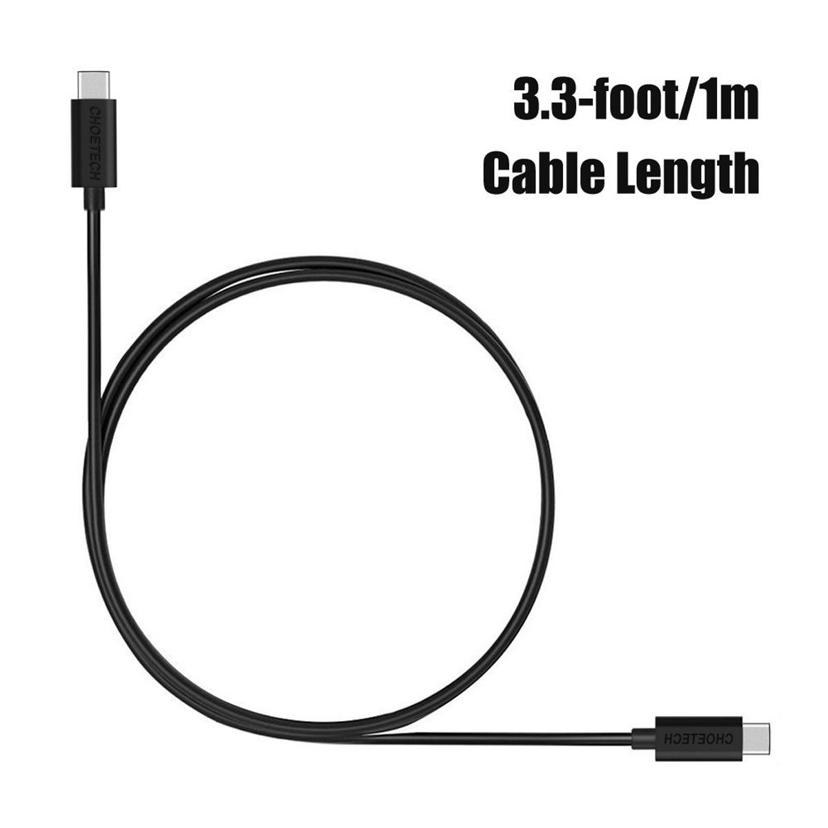 1m type-C to type-C PVC cable - CC0002