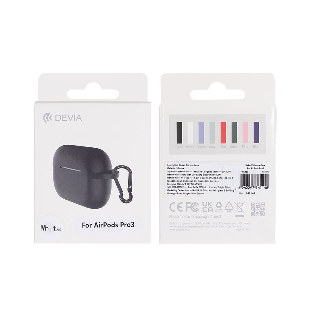 Devia Naked Silicone Case For AirPods Pro 3