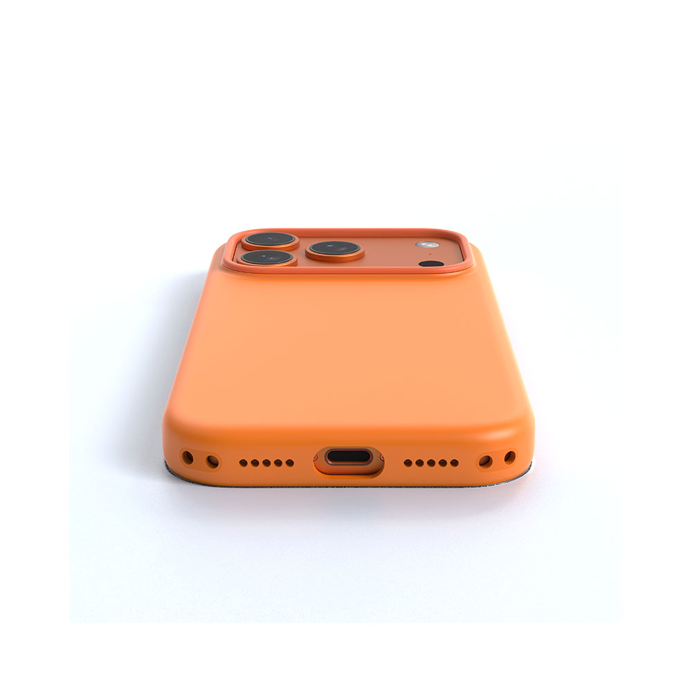 Devia Nature Series Silicone Magnetic Case for 17 Pro Max - orange