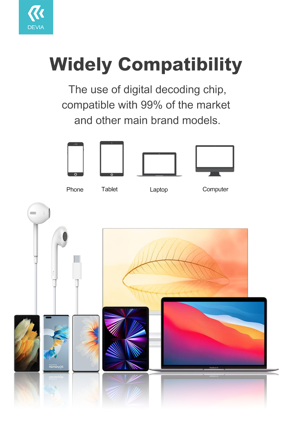 Smart Series Earpods With Type-C Interface (Digital)