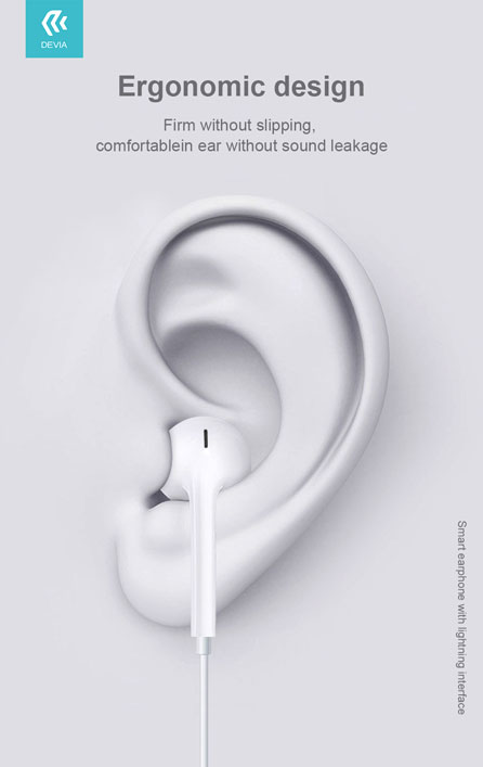 Smart Earphone With Lightning Interface For iPhone