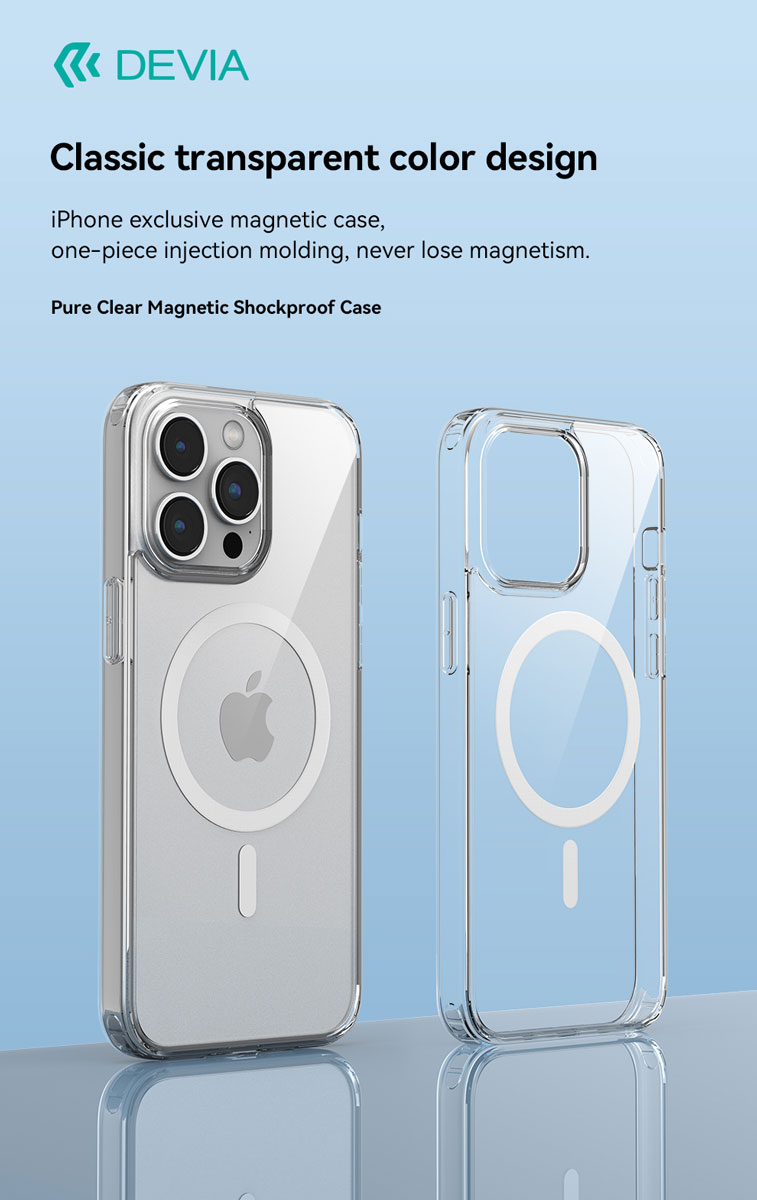 Devia Pure Clear Magnetic Shockproof Case