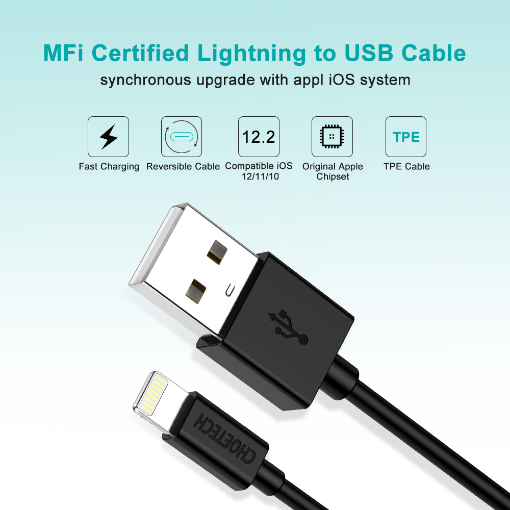 IP0026-USB to Lightning MFI certified cable