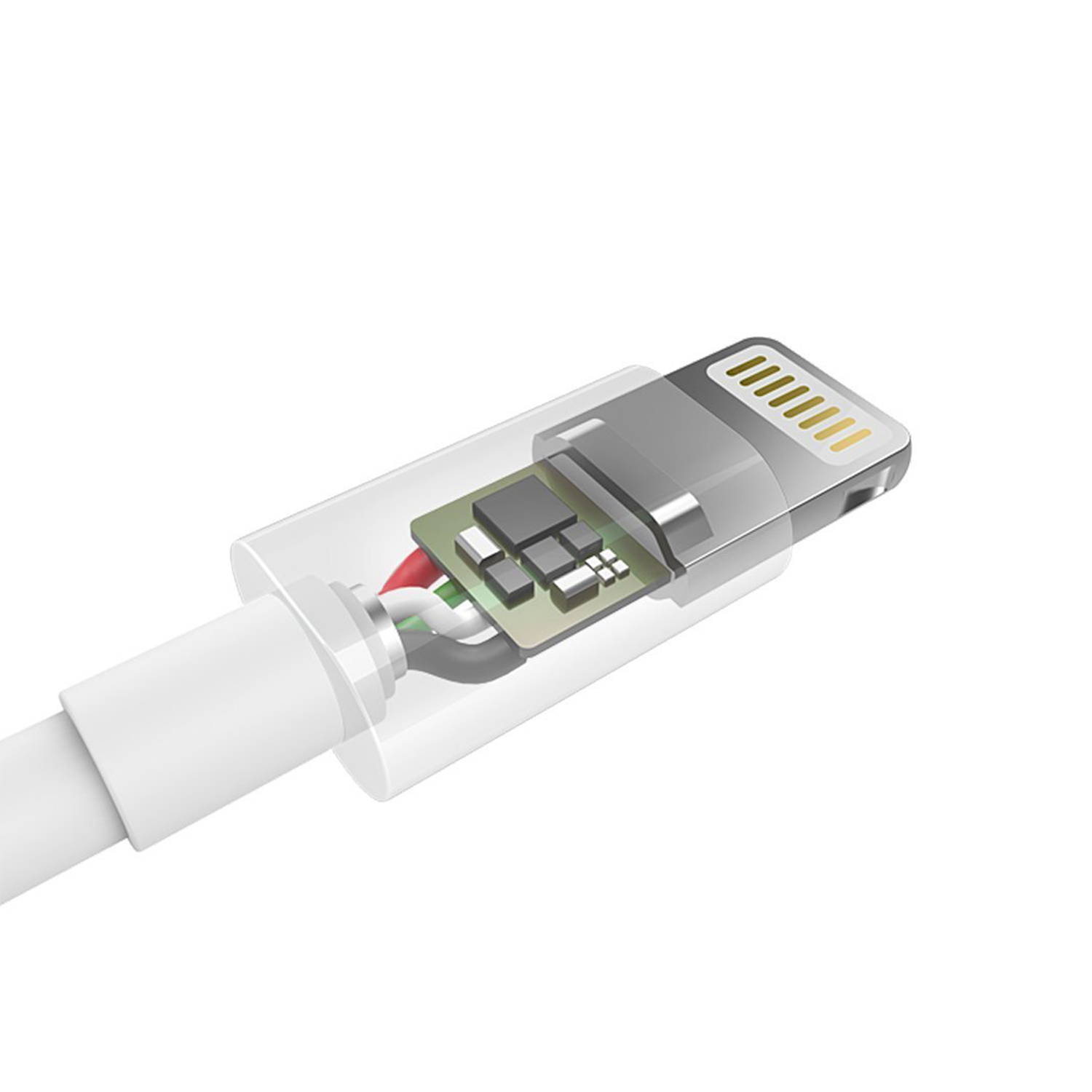 IP0026-WH-USB to Lightning MFI certified cable