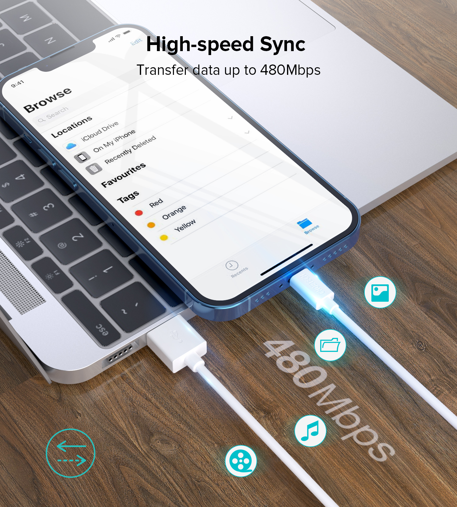 IP0027 - 1.8m MFI usb to lightening cable 