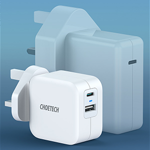 PD5002 - 38W USB-C + QC 3.0 USB Charger