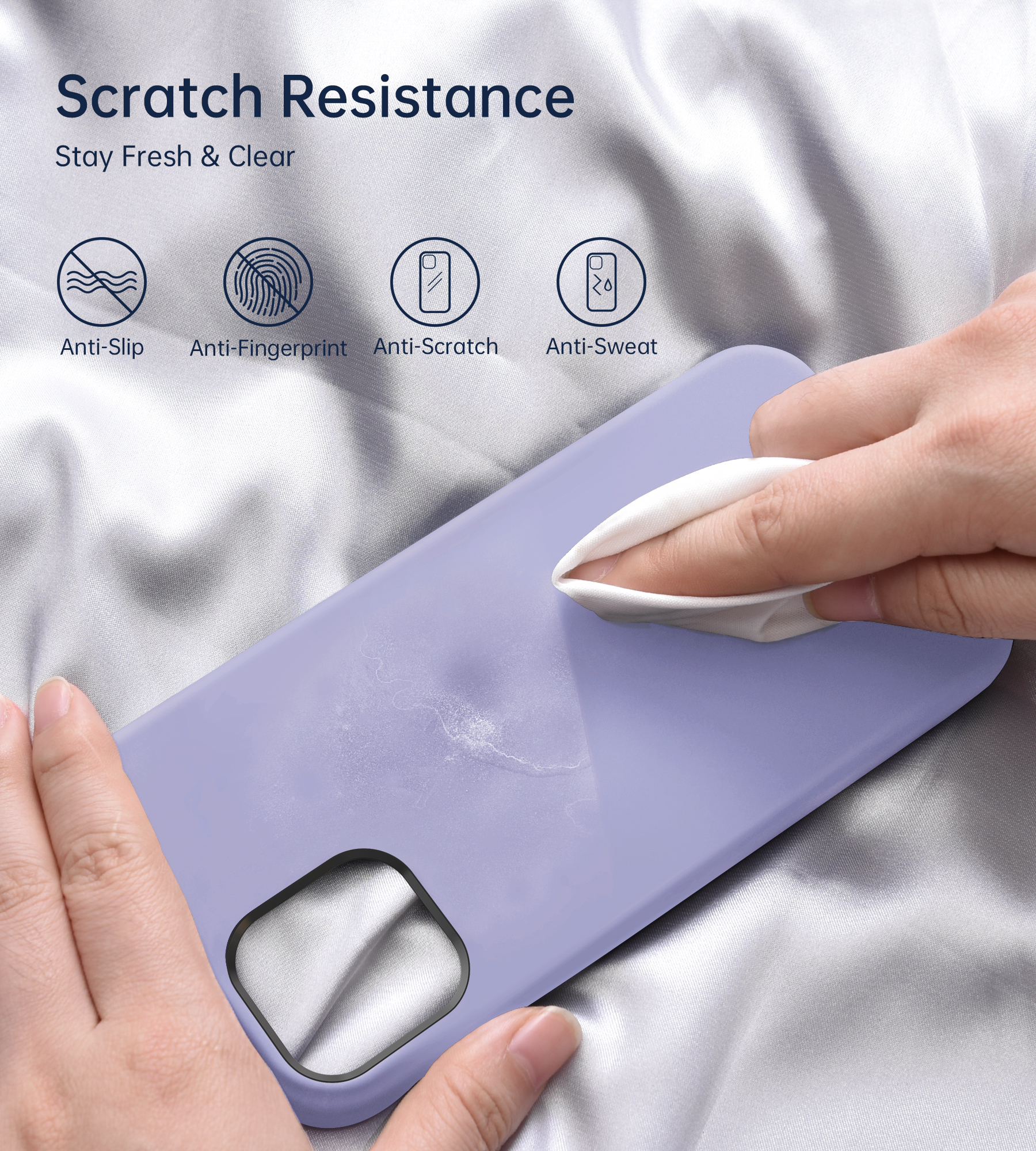 PC0095 LP-Magnetic Silicon Case for Iphone 12/12 Pro 